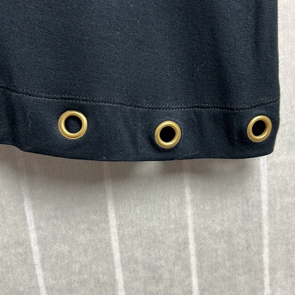 Tilted Ribbed Jersey Henley Dress - Picture 5 of 6